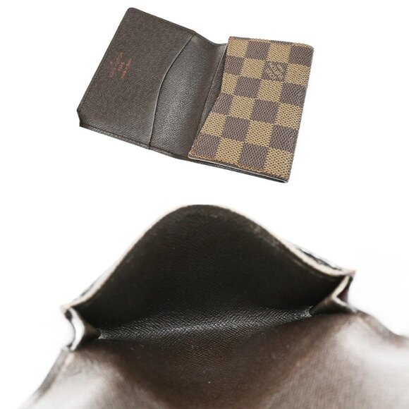 LOUIS VUITTON Envelope Carte de Visite Bifold Card Case Damier BN N62920 60YH167 - Picture 6 of 12